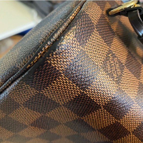 Louis Vuitton Neverfull MM - Damier Ebene Purse + Wristlet - Picture 8 of 11